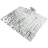 Emergency Ponchos Waterproof Windproof CPP Aluminum Film 0.012mm Thick Silver Reflective Emergency Blankets for Travel