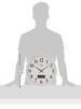 CASIO Wall Clock, Radio-Controlled, White/Champagne, Analog, Calendar, IC-1001J-9JF