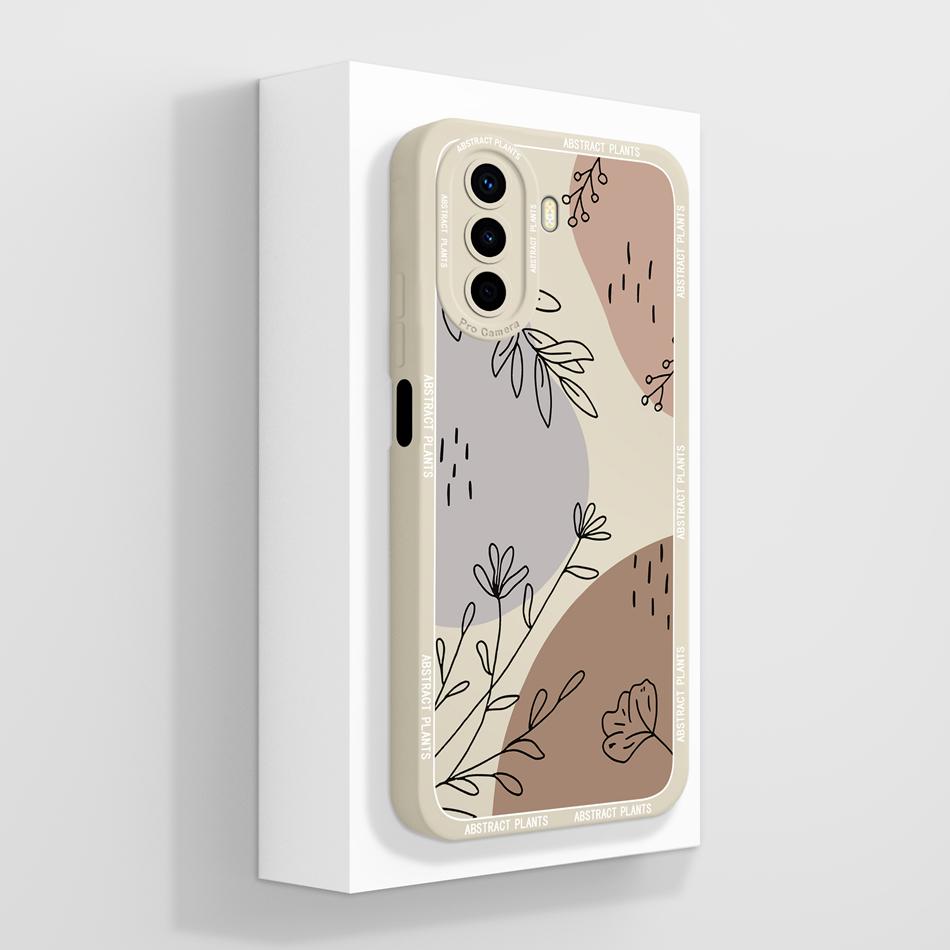 Case For Huawei Nova Y70 Plus Art Bear Full Coverage Anti Drop Funda For Huawei Nova Y 70 Y70+ Liquid Silicone Phone Back Cover