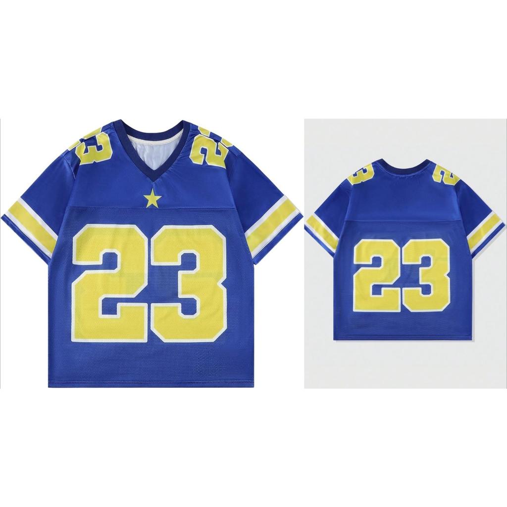 Men's and Women's Digital Pattern Jersey Short Sleeve Stripe Casual T-shirt Sports Shirt T-shirt