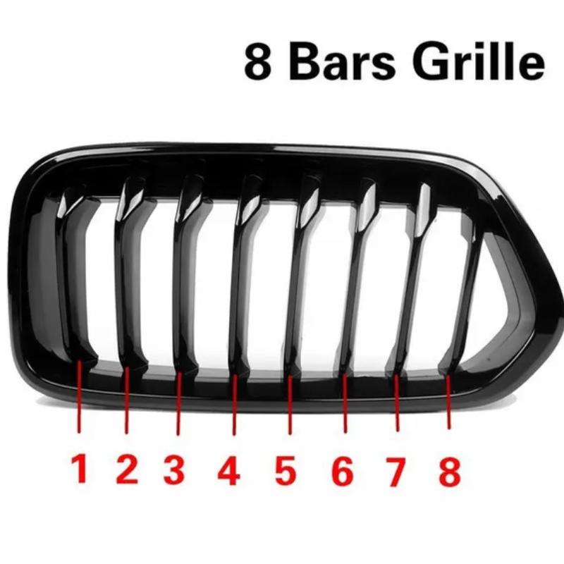 3pcs/lot Three-Color Trim Strips Car Front Grille M Performance Style Styling Accessories for E88 E60 E70 F33 F45 F31 F06 F04 F48 F25 F16 G15