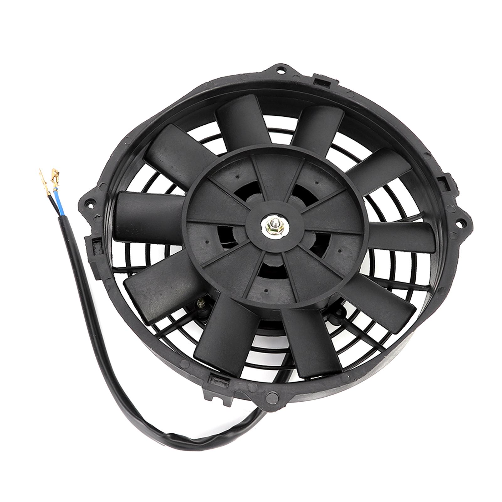 

7in Slim Electric Radiator Cooling Fan Thermo 12V Universal with Mounting Kit
