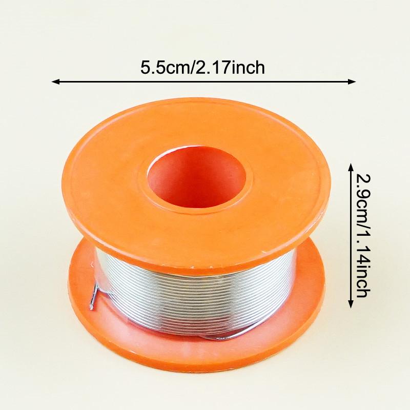 1 Pcs 50G Tin Wire Soldering Wire With Flux Melt Rosin Core Solder Roll No-Clean Electrical Repair Solder For Soldering