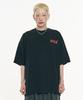 EASY NO EASY Vintage Usa Flag Short Sleeve - Black