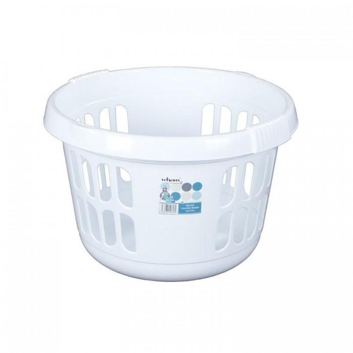Wham Rund kleskurv ishvit 50L