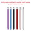 Pix Stylus Capacitiv din Fibră de Plasă cu Vârf Dublu Pixuri pentru Ecran Tactil Pix de Desenat Pentru Ecran Capacitiv Universal Telefon Inteligent Tabletă
