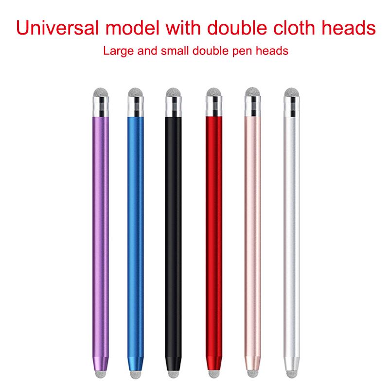Mesh Fiber Capacitive Stylus Pen Double Nib Touch Screen Pens Drawing Pen For Universal Capacitive Screen Smart Phone Tablet