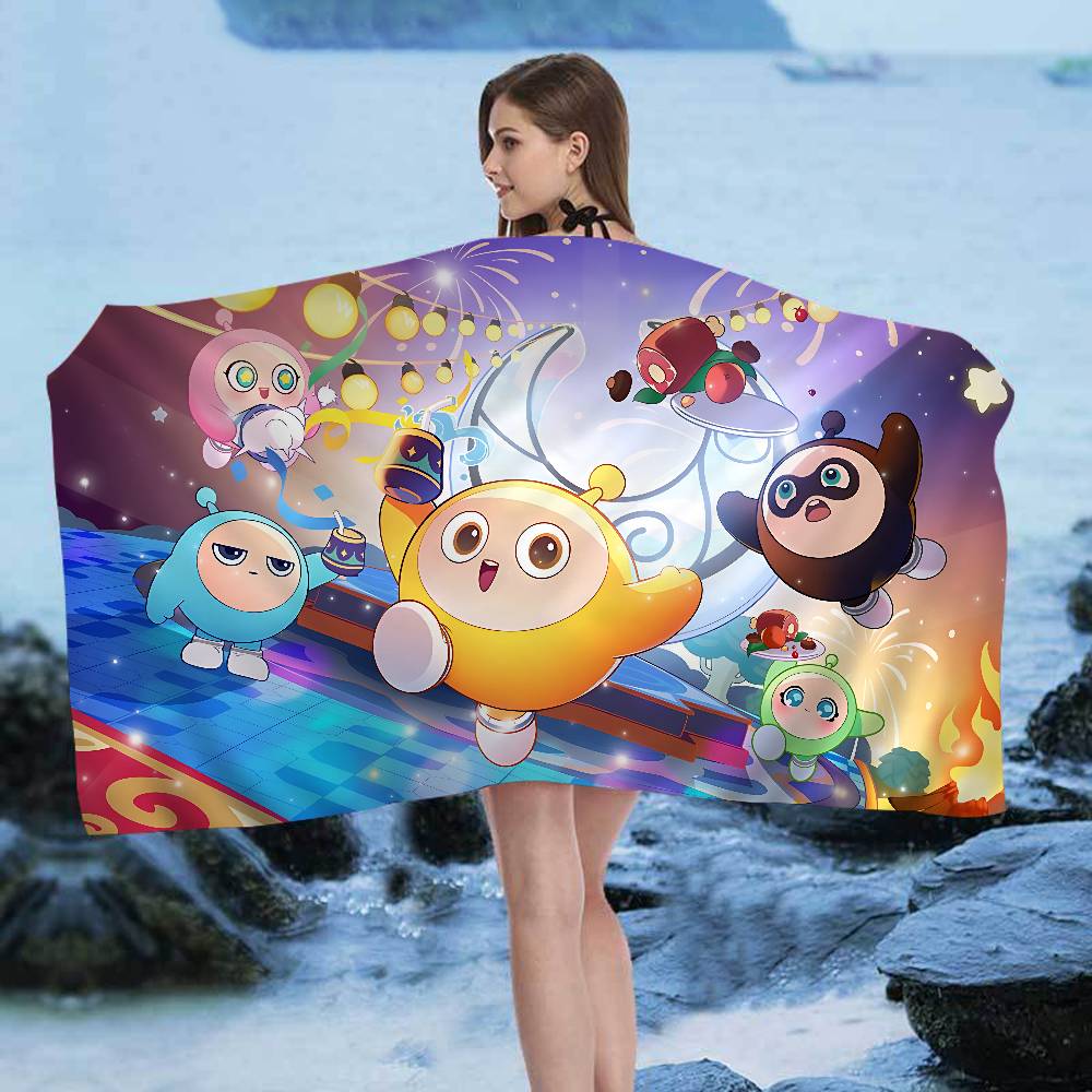 Game Egg Party Beach Towel Colorful Bath Towels for Girl Microfiber Quick Dry Sand Free Beach Yoga Spa Gym Pool
