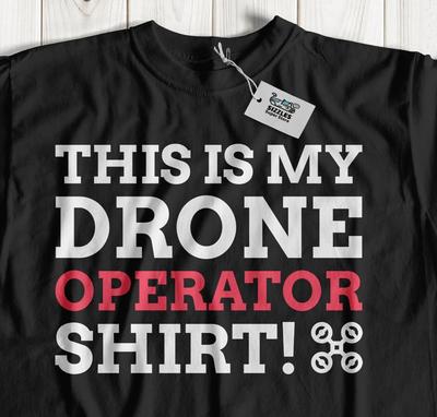 Unisex Grappig Drone Piloot T-shirt Drone Piloot & Drones Controller Cadeaus
