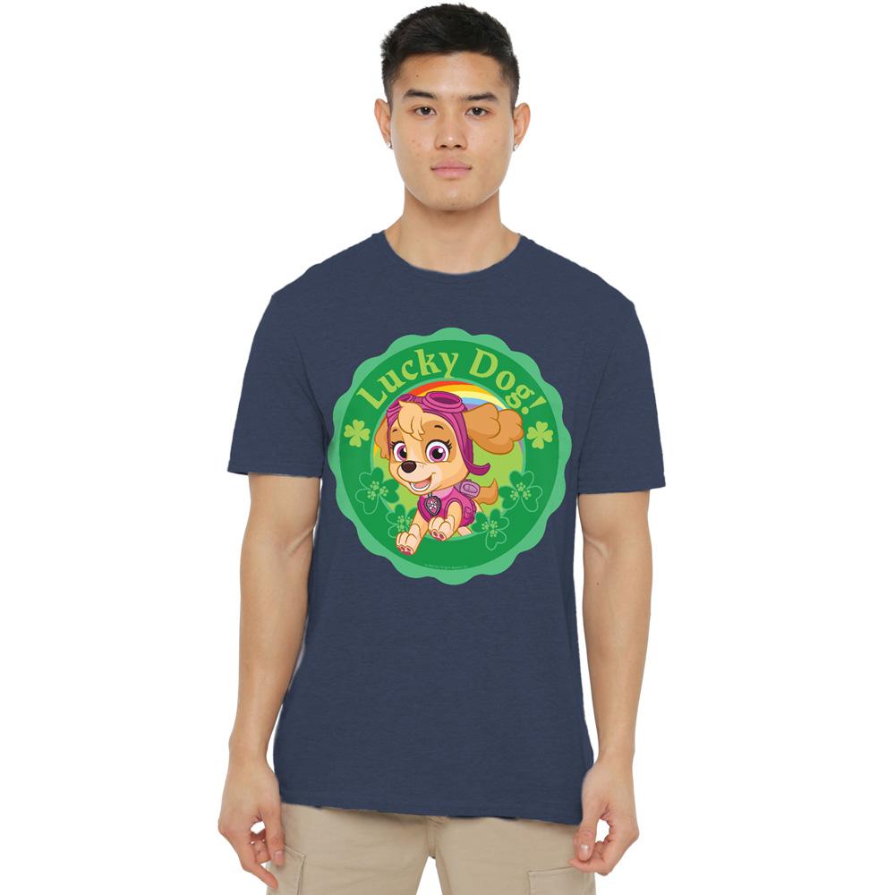 Paw Patrol Unisex Adult Lucky Dog St Patricks Day T-Shirt
