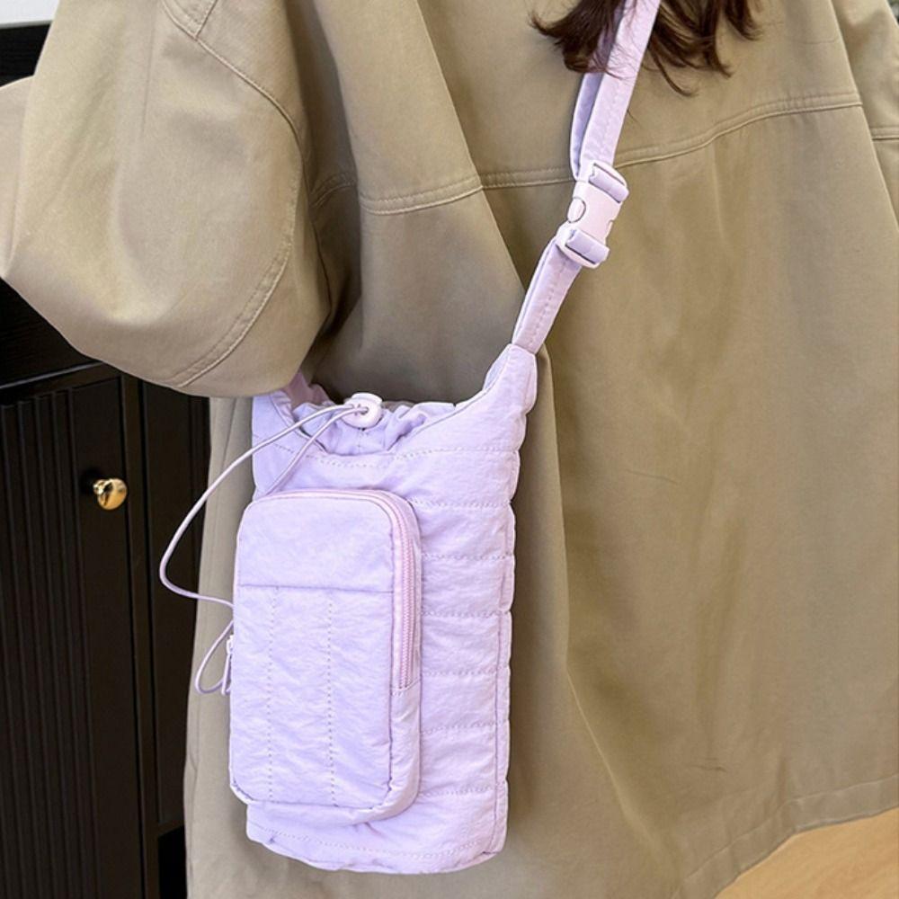 with Strap Carrier Bag Water-resistant Insulating Cup Sleeve Gym Accessories  for Outdoor Sports