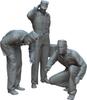 Whitestoke WW2 US Aircraft Maintenance Crew Kit 1/72 3-Figure (WSPF72164)