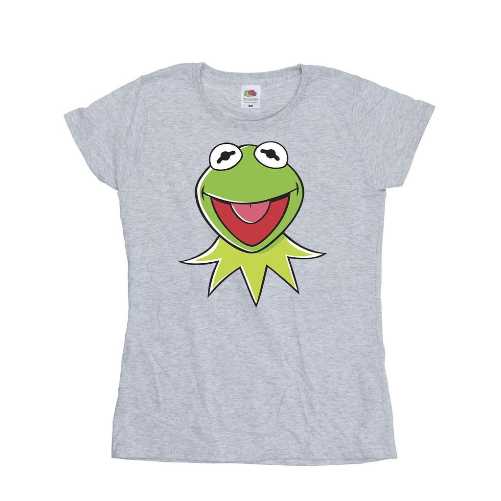 Disney Womens/Ladies Muppets Kermit Head Cotton T-Shirt