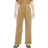 Nike Logo bestickte Cord-Hose mit weitem Bein und Schlitz für Damen, Hellgelb DQ5922-258
