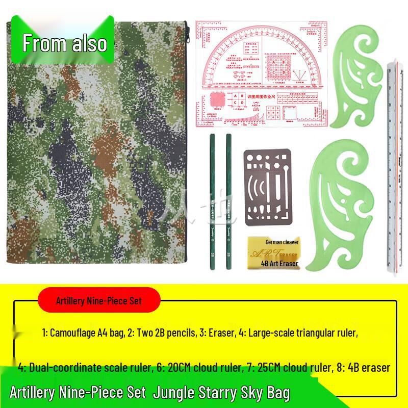 Military Artillery Topography Mapping Tool Sets