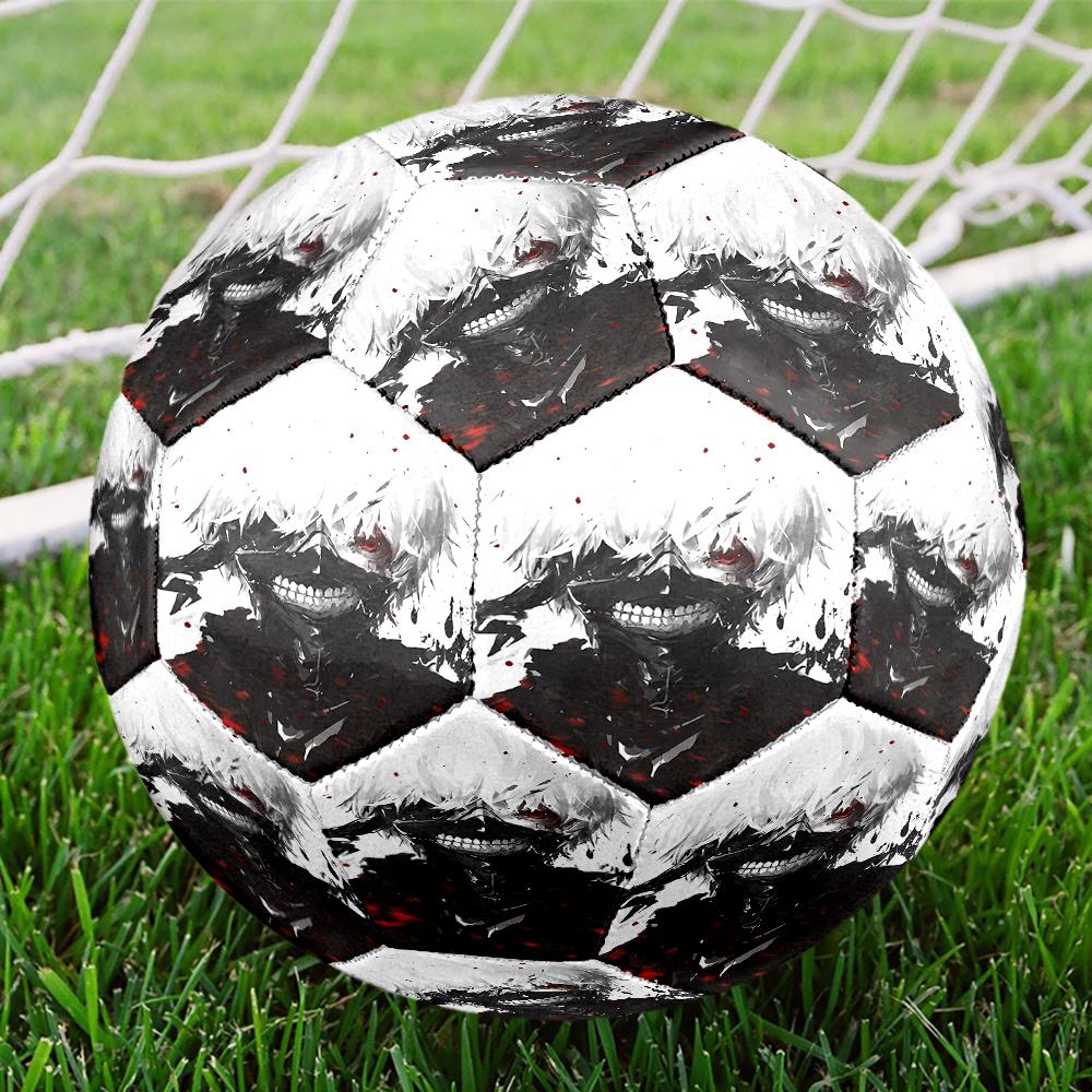 Tokyo Ghoul Theme Size 5 Soccer Ball, Suitable for Both Indoor and Outdoor Matches, a Gift Suitable for Everyone.