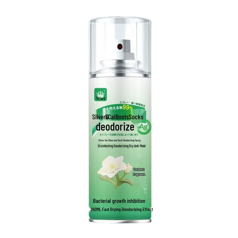 Shoe & Sock Deodorizing Antibacterial Spray for Odor Removal