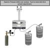 Tireuse à bière - ICH-ZAPFE.DE - Kontakt 55 - 50L/h - 2 lignes - Acier inoxydable