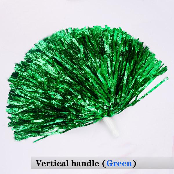 Cheerleading Pom Poms with Handle Cheer Balls Gold Yellow Pink Red Green Blue for Hand Dance Women Girl Kids Pompoms Accessories