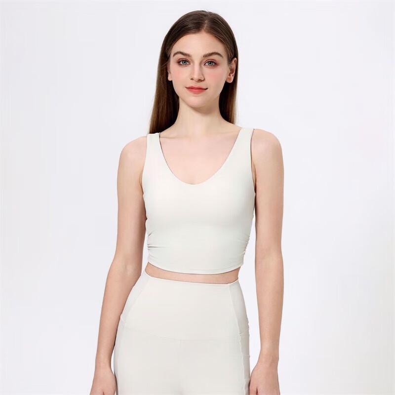 Женский спортивный бюстгальтер WEZHO с фиксированными чашками