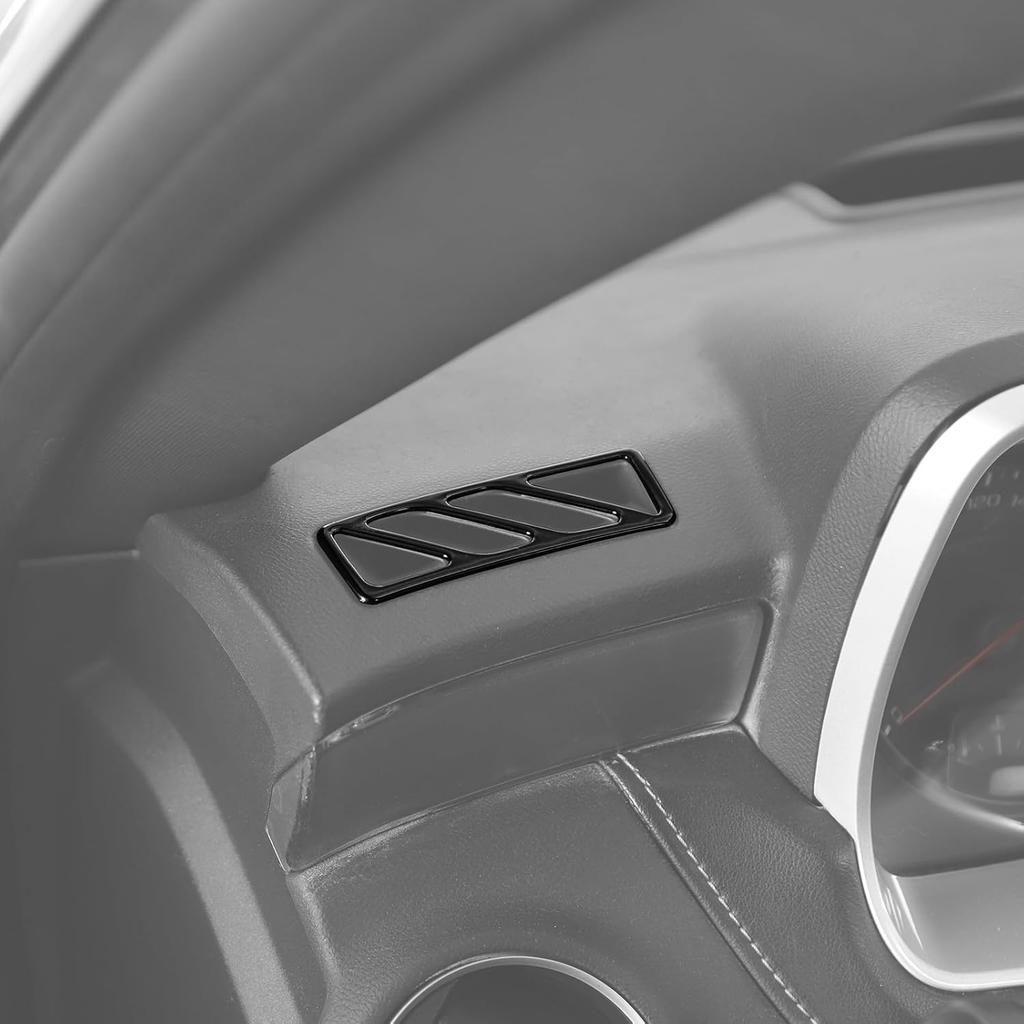 RT-TCZ A Pillar Dashboard Air Conditioner Outlet Vent Trim Cover Decoration Interior Accessories for Chevy Camaro 2010-2015,Black
