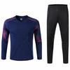 Men's Jersey Set Long Sleeve Goalie Shirt Protective Training Uniform Goalkeeper Trousers