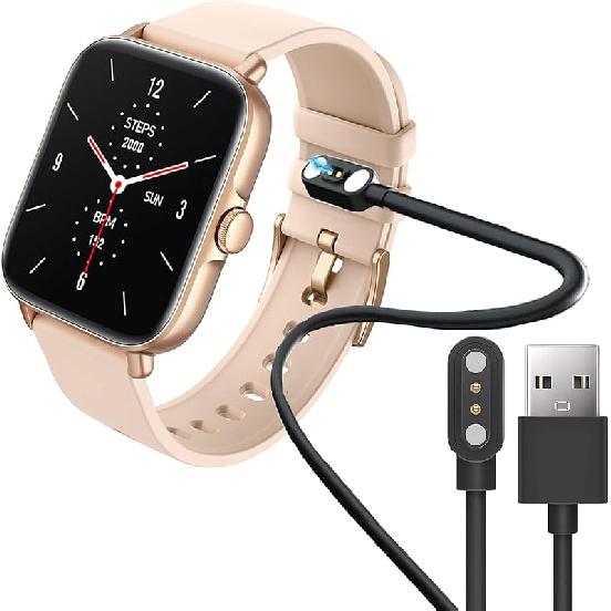 

Зарядное устройство для умных часов BANLVS, Магнитный USB-кабель для зарядки на замену, Совместимый с часами Smaiit Y22, BANLVS Y22, часами A-TGTGA(2 штуки-Черный+Черный) Black//White