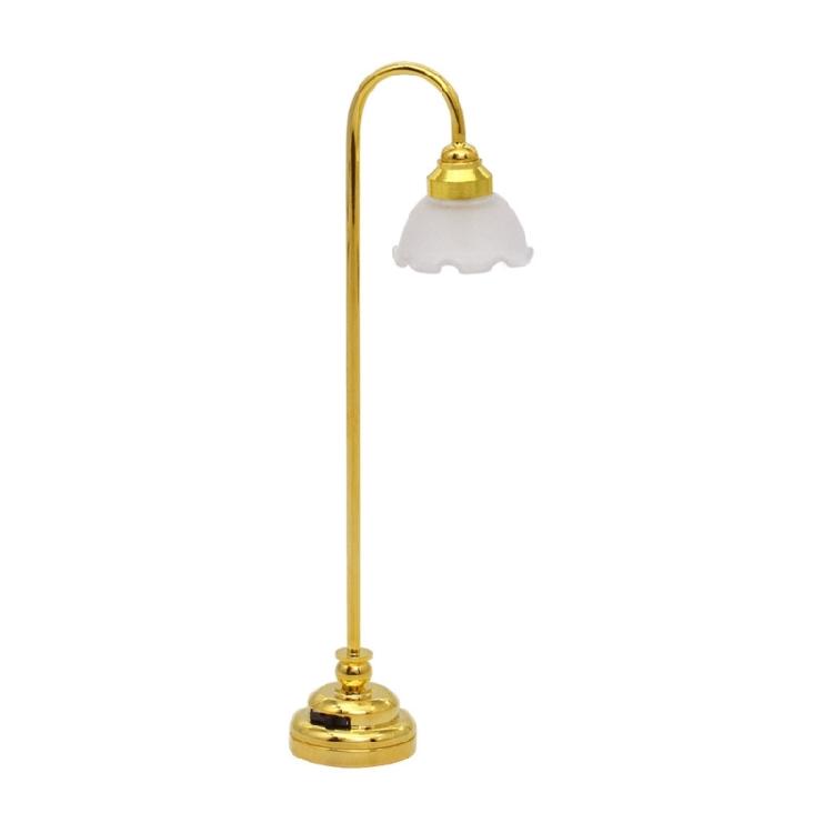 Cute Educational Dollhouse Miniatures Floor Lamp Toy Pretend Play Accessories 1
