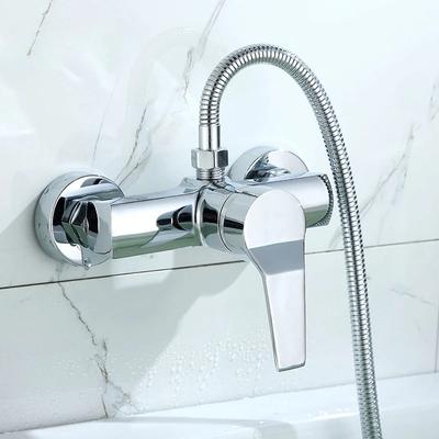 Aquecedor de Água Doméstico de Parede Torneira de Chuveiro Banheiro Válvula Oculta Fria e Mista Torneira de Chuveiro Acessórios para Chuveiro