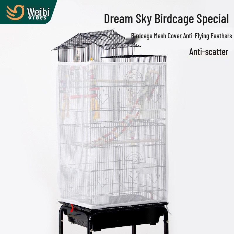 

Защитная сетка Dream Sky от брызг для квадратной клетки для попугаев - Защита от перьев и от просыпания