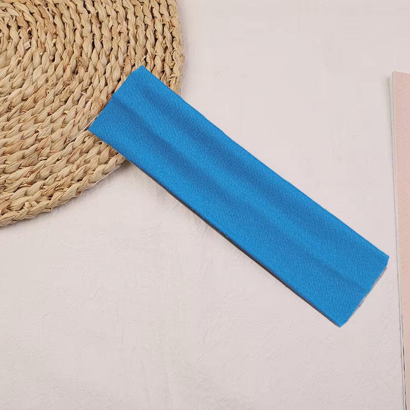 Stretchiga Sport Yoga Hårband Enfärgade Tennis Elastiska Pannband Fitness Yoga Huvudbonader för Kvinnor Håraccessoarer