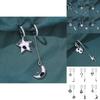 Alloy Elegant Geometric Earrings Milk Pattern Silverplated Fashion Street