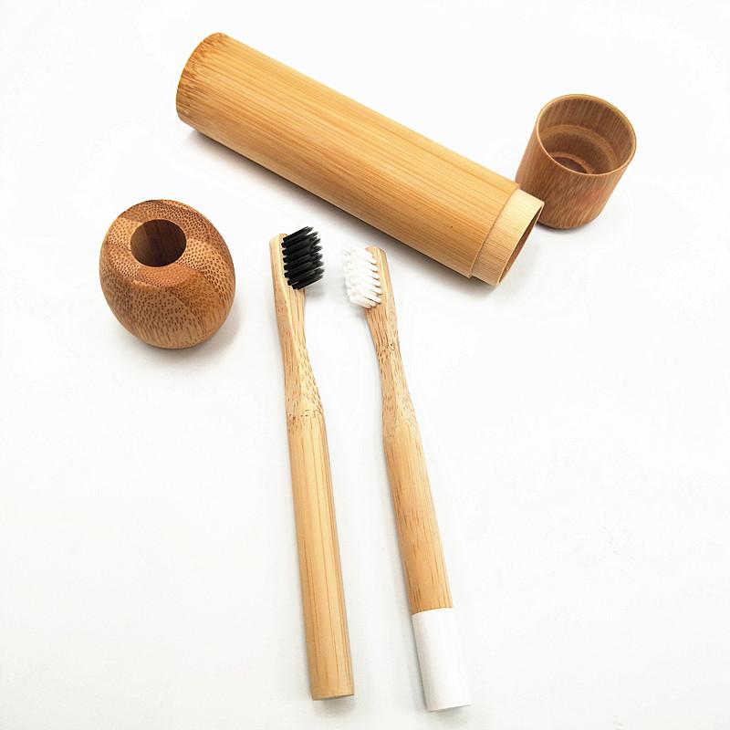 Eco-friendly Soft Children Bamboo Toothbrush Customized Logo Package Gift Travel Family Use