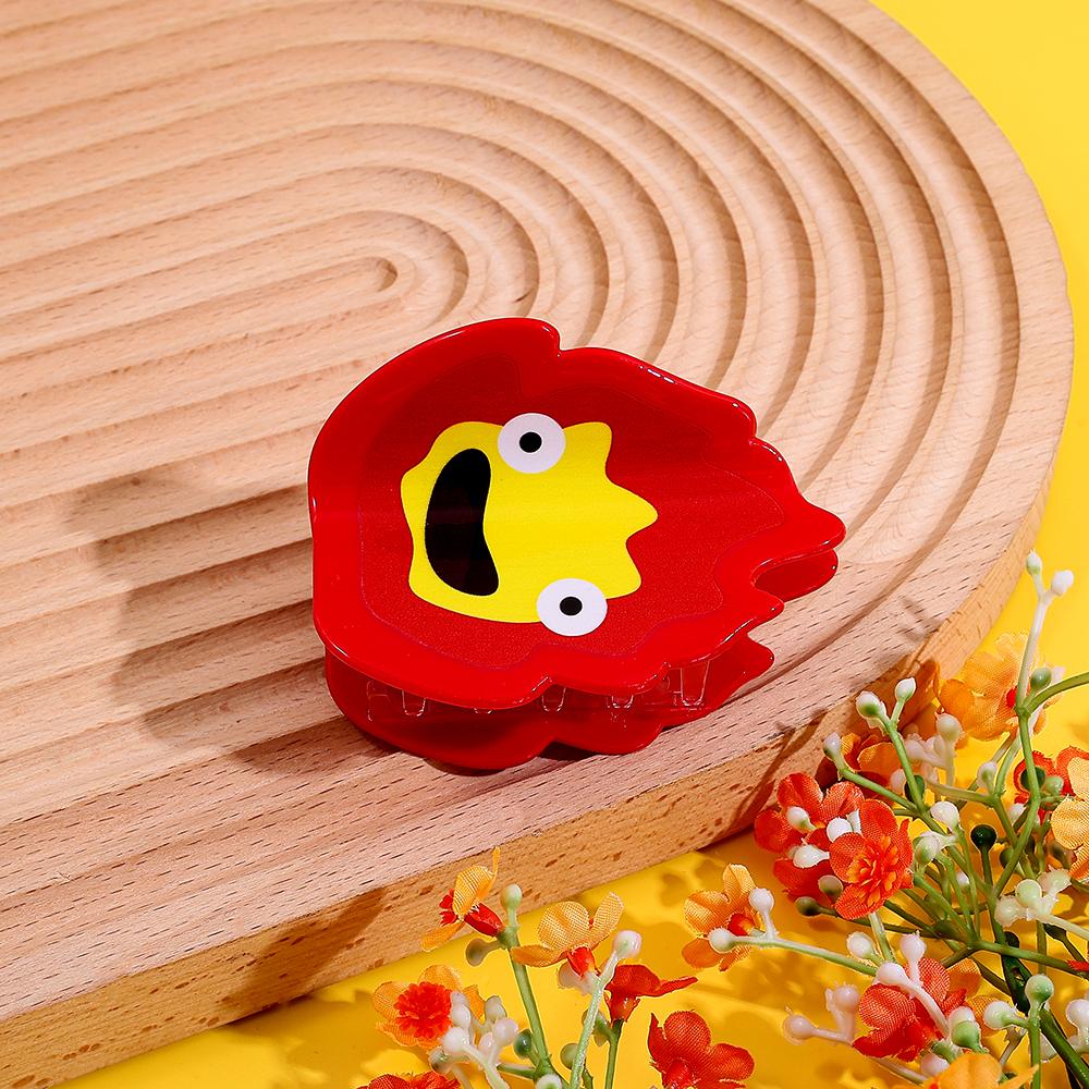Cartoon Angry Little Lion Hair Clip Cute Unique Design Multi-Functional Hair Accessory to Attract Attention