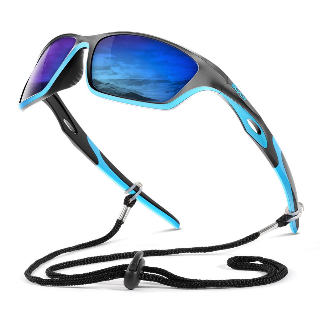 SCVCN Polarized Fishing Sunglasses Sports Sunglasses for Men and Women Cycling Glasses Mountain Bicycle Riding Goggle Bike UV400