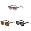 Sun Protection Square Sunglasses With Uv400 For Fashionable Outdoor Travel