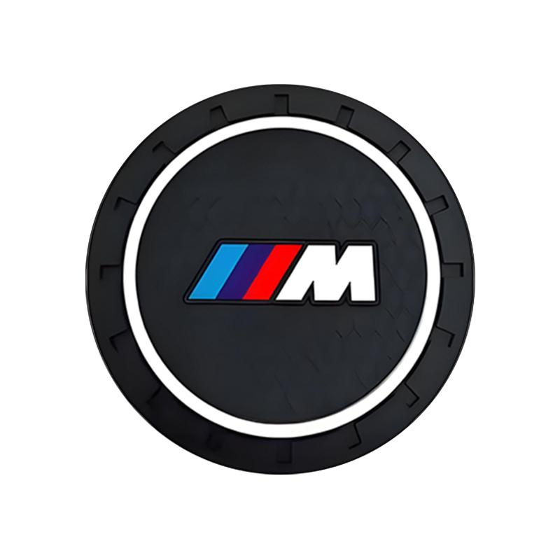 

M Badge Emblem Car Coaster Water Cup Non-Slip Silicone Mat Pad For BMW M M3 M5 M6 X3 E46 E90 F30 G20 E36 E34 X6 G20 Accessories
