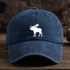 Fun Elk Print Baseball Hat Unisex Outdoor Fashion Versatile Peaked Hat Trend