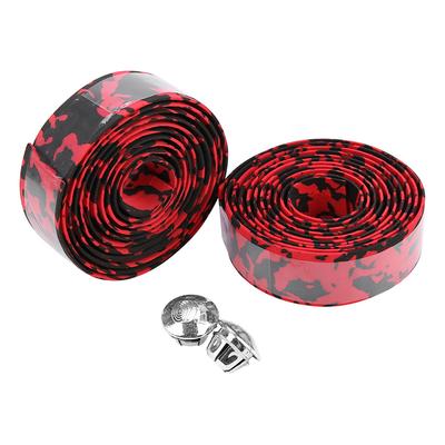 EVA Radfahren Lenker Bar Band Leichte Rennrad Fahrrad Griff Wrap Schwarz & Rot