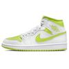 Jordan 1 Mid White Lime -Women's BQ6472-131