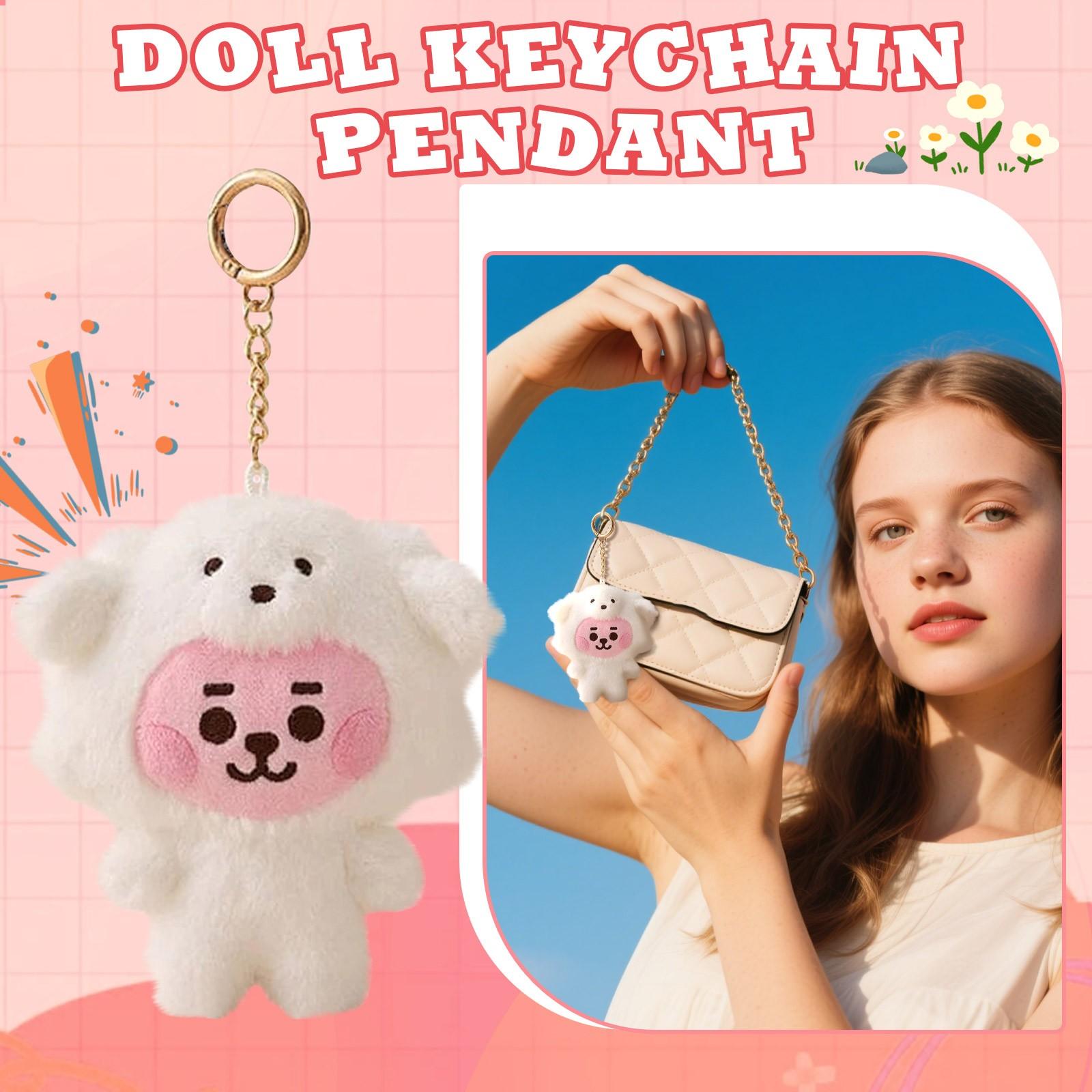 

Плюшевый кулон-брелок в виде куклы, Веселый и милый подарок для фаната, Идол, Периферия, Брелок Kopop (1 кусок) One Size