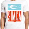 Simca Logo T Shirt B3002 French Car Maker Retro France Cool Vintage Washed Soft Breathable Unisex Stylish Versatile Stretched