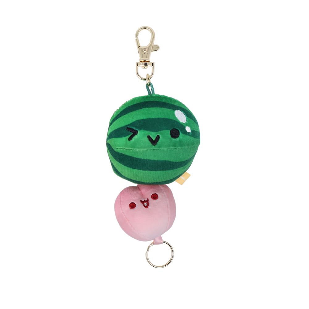 

Sun-Star Stationery Watermelon Game Keychain with Reel, Watermelon & Peach, S8347417