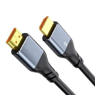 HDTV 2.1 Cord Male To Male HDTV Wire 8K@60Hz 2K@144Hz HDTV To HDTV Cable for Gaming Consoles Projectors HDTV Monitors