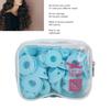 40pcs Silicone Hair Curler Soft Blue Heatless Lightweight Silicone Hair Roller for Home