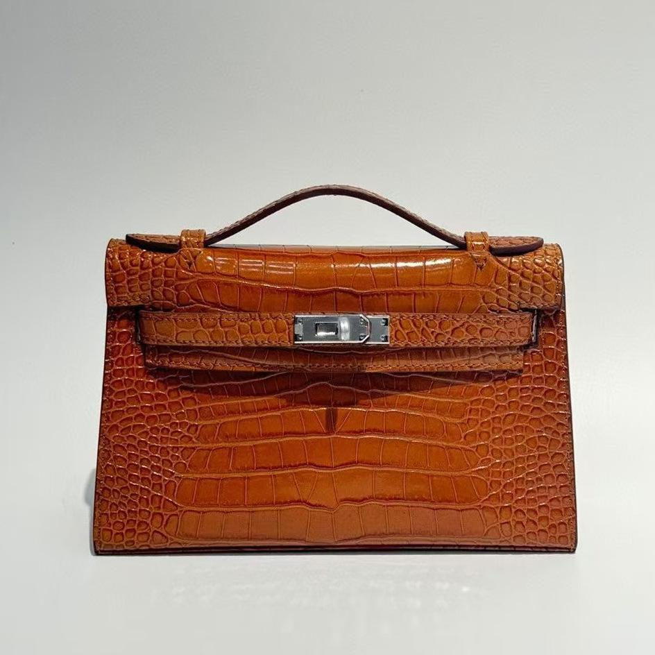 Schaffelltasche Damen 2025 Neuer Stil Mini Tragetasche Kleine Tasche Gelbe Rindsleder Kordeltasche High-End Textur Ihre Vielseitige Handtasche