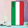 Italy Flag Phone Case For Samsung Galaxy S24 Ultra S20 S21 S22 S23 S25 Ultra S9 S10 Plus S24 FE Cover