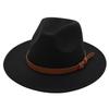 Felt Top Hat Tibetan Style Jazz Fedora Hats New Roll Brim Cowgirl Cap  Outdoor Riding