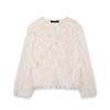 European and American Style Women's Faux Fur Long Sleeve Coat