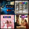 Programmable Scrolling LED Sign USB Flexible Digital Sign APP Control Custom DIY Editor Text Patterns Animations for Car Hotel